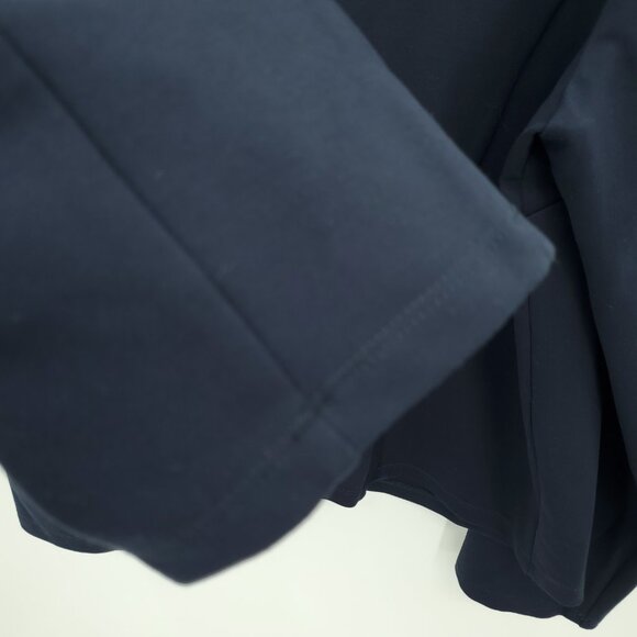 Betabrand Collarless Ponte Button Front Blazer/Jacket XL Navy Blue - Picture 15 of 16